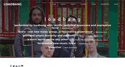 Desktop Screenshot of loadbang.com